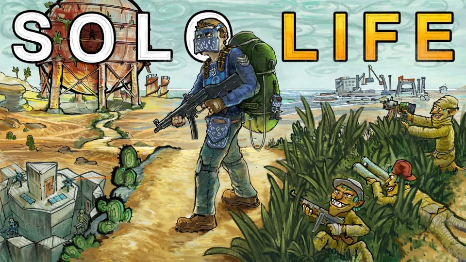 What does solo life in Rust actually look like when one player holds a monument against a whole neighborhood?